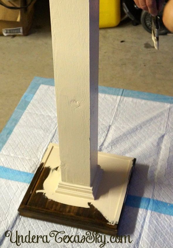 front porch welcome post