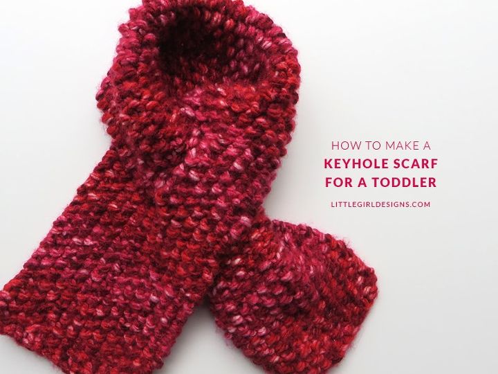 toddler keyhole scarf knitting pattern