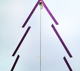 use washi tape to make a winter wonderland on your walls