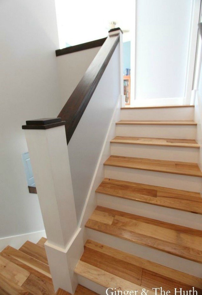 DIY Concrete Stained flooring - A Thrifty Mom - Recipes ... Get Rid of Your Carpet Staircase Without Hiring a ...