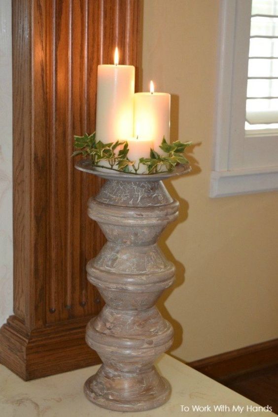 thrift store christmas decorating