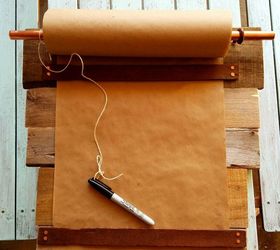 tablero de notas de madera de palet con madera recuperada