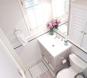 tiny bathroom remodel on an even tinier budget, bathroom ideas, home improvement