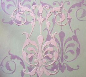 create beautiful wall art easily by using a stencil , crafts