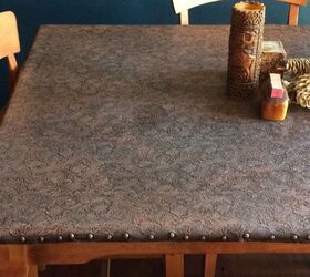 leather look table top