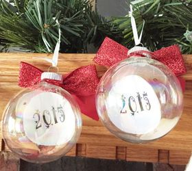 diy personalized christmas ornament, christmas decorations, seasonal holiday decor