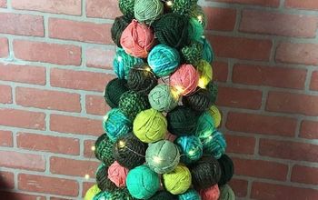 Yarn Ball Ornament Tree