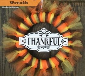 easy thanksgiving wreath, crafts, wreaths