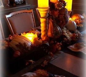festive thanksgiving tablescape, seasonal holiday decor, thanksgiving decorations
