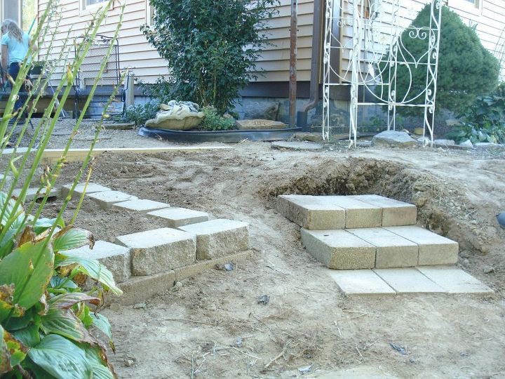 construir nuevas escaleras de jardn para el patio trasero