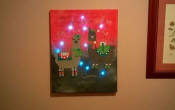 Holiday Lighted Canvas