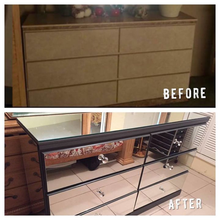 Diy Mirrored Dresser Hometalk