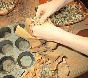 homemade firelighters using recycled materials