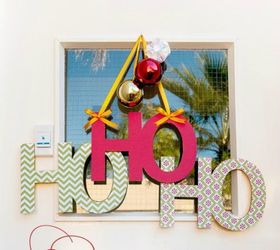 s cut up styrofoam for these breathtaking christmas ideas, christmas decorations, Cut them into a cute door hanger