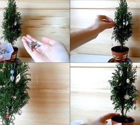 decoracin de un mini rbol de navidad simpticos adornos diy por fluffy