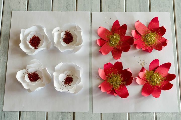 faa lindas coroas de flores de natal em 3d com papel cartolina