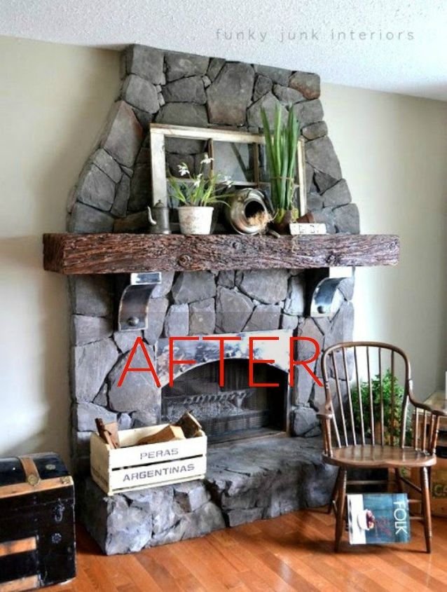 10 jaw dropping fireplace makeovers we can t stop looking at, After An elegant and fantastic focal point