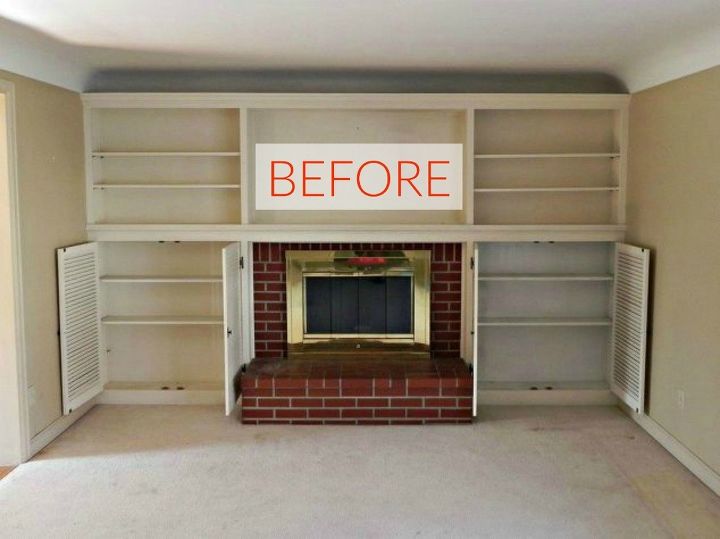 10 jaw dropping fireplace makeovers we can t stop looking at, Before A plain and dull area