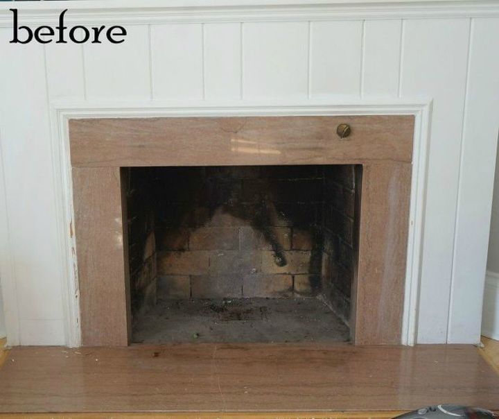 10 jaw dropping fireplace makeovers we can t stop looking at, Before A soot covered and rusted area