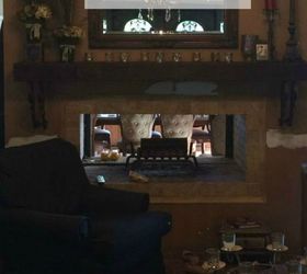 10 jaw dropping fireplace makeovers we can t stop looking at, Before A dark and spooky seating place