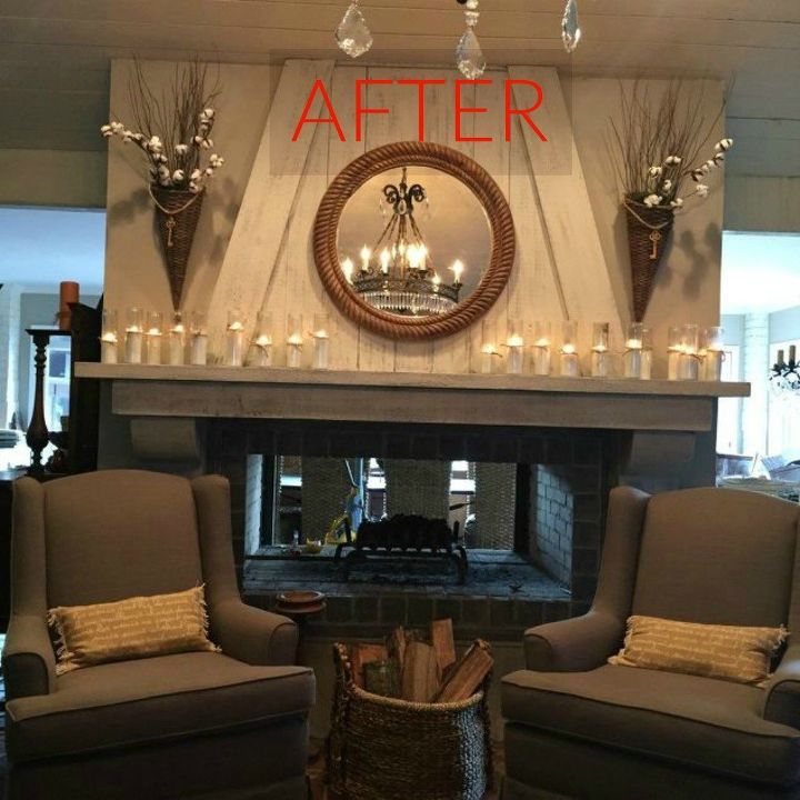 10 jaw dropping fireplace makeovers we can t stop looking at, After A high end and designer fireplace