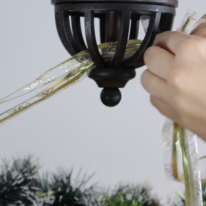 hula hoop christmas chandelier, lighting
