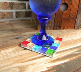 s 18 diy christmas gift ideas you ll want to keep for your home, home decor, These colorful gem trivets and coasters