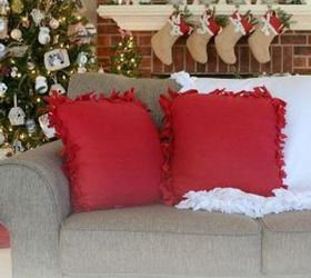 s 18 diy christmas gift ideas you ll want to keep for your home, home decor, This no sew fleece pillow