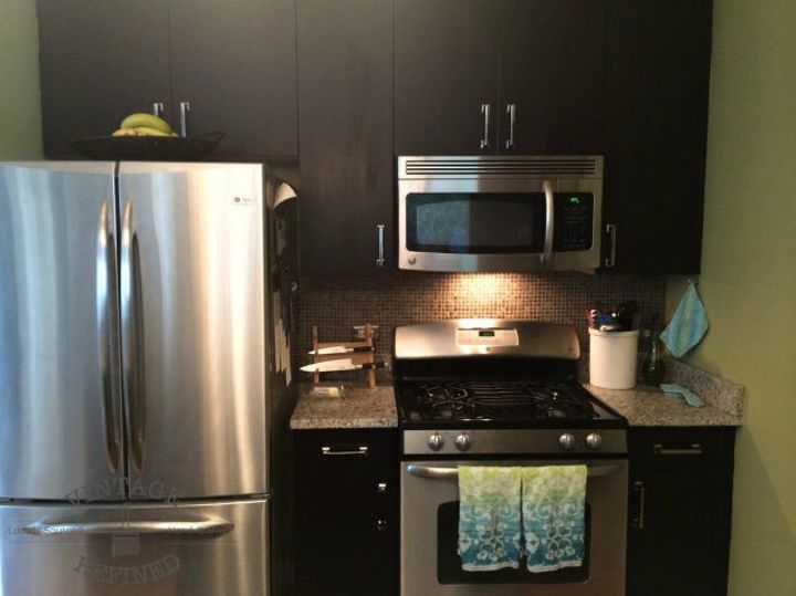 transforme seus armrios de cozinha sem tinta 11 ideias, Manchas de gel para arm rios de cozinha
