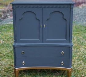 Gold Dipped Navy Dresser Set Hometalk