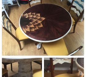 table top trouble makeover, painted furniture