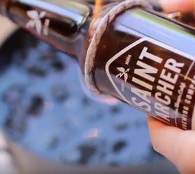 diy beer bottle glass cutting candles