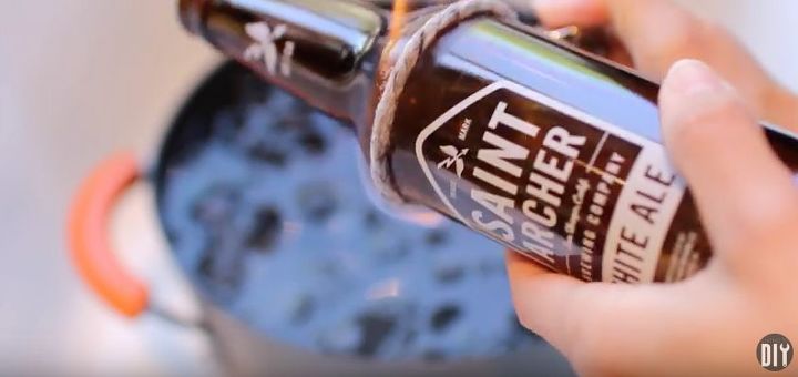 diy beer bottle glass cutting candles