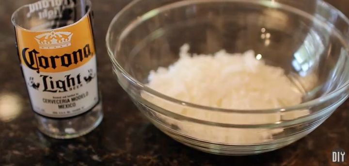 diy beer bottle glass cutting candles