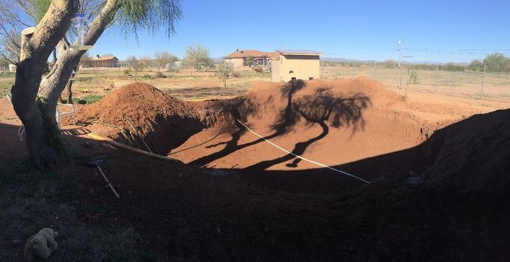 can t commit to an inground pool so we improvised