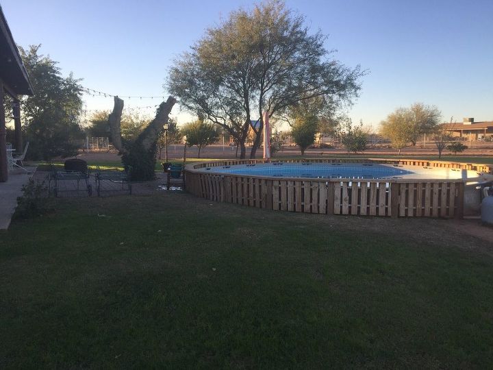 can t commit to an inground pool so we improvised