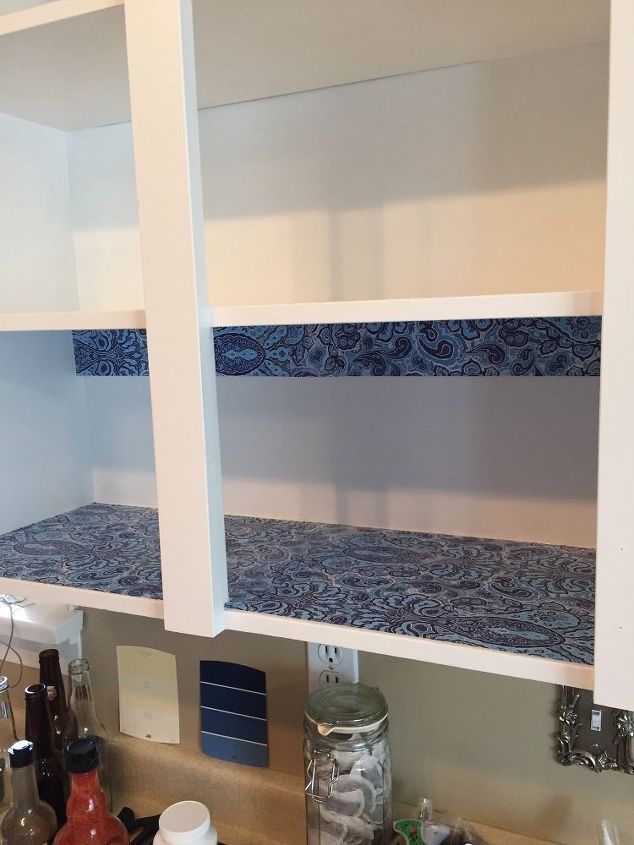 The one cabinet I completed!