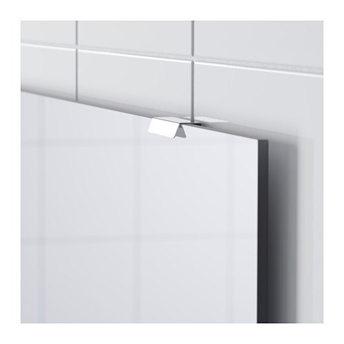 q floating wall mirror diy istallation question , home decor, Standard Ikea Godmorgon mounting bracket