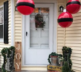 front stoop christmas makeover
