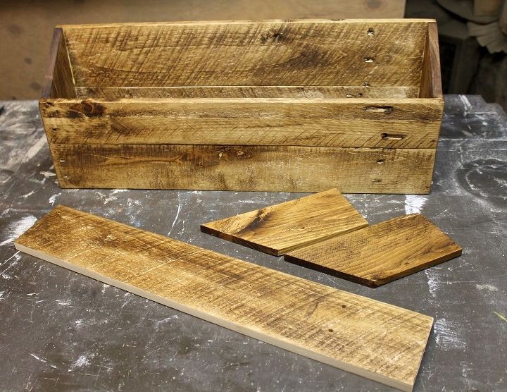 diy wood desk organizer mail sorter, organizing, painted furniture