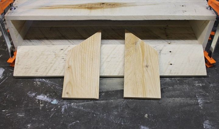 diy wood desk organizer mail sorter, organizing, painted furniture