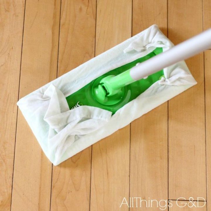 s how to quickly clean your living room before you go to bed, cleaning tips, how to, Have homemade wet swiffer wipes ready to go