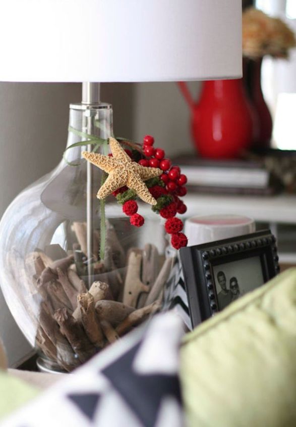 14 blah to beautiful lamp ideas to transform your entire living room, Fill it with natural elements