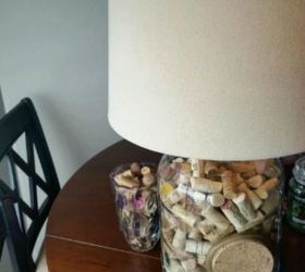 14 blah to beautiful lamp ideas to transform your entire living room, Fill it with wine corks