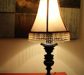 14 blah to beautiful lamp ideas to transform your entire living room, Paint the boring brass base make it elegant