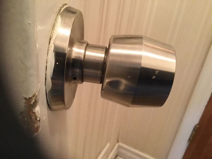 q how to remove this door handle, doors, how to, This is the door handle assembled It is the same on both sides It is likely 30 or 40 years old