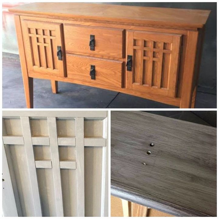 creating a zinc finish on furniture, painted furniture