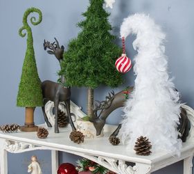 whimsical tabletop christmas trees