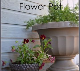 textured fall acorn flower pots, gardening