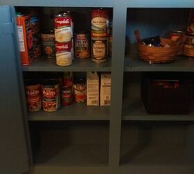 upper kitchen cabinet repurposed as a small pantry, closet, kitchen cabinets, kitchen design